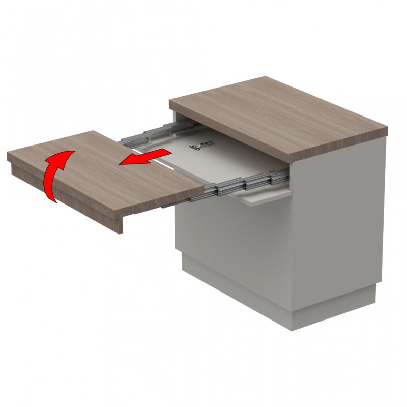 EXTENSION DRAWER-TABLE SLIDER 25 / 74 / 70kg